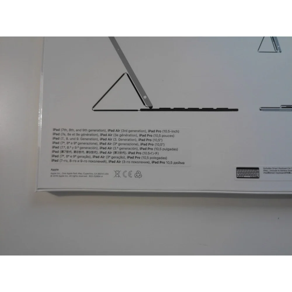 Apple iPad Smart Keyboard MX3L2LL/A Model A1829 iPad 7 8 9 Air 3 Pro 10.5 NIB